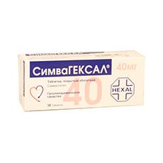 СимваГЕКСАЛ табл. п.о. 40 мг. №30