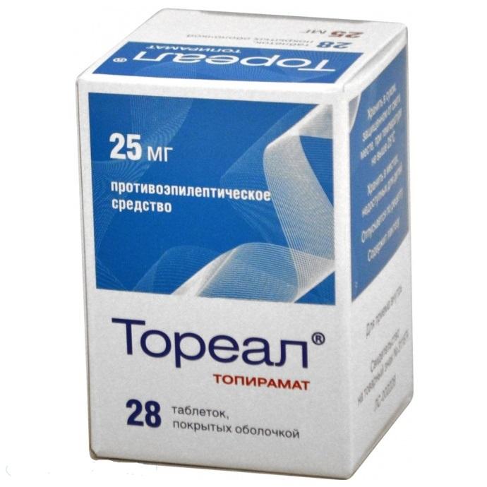 Тореал таблетки 25 мг 28 шт