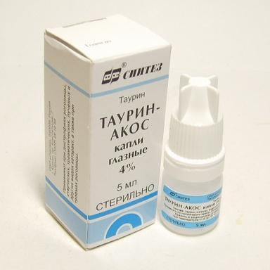 Таурин-АКОС капли глазн.4% фл.-кап.5мл