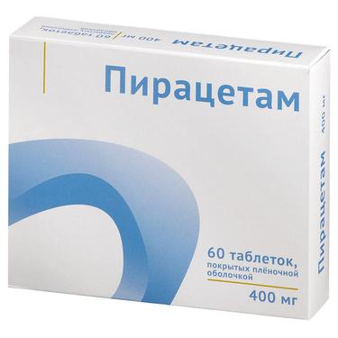 Пирацетам таблетки 400 мг 60 шт
