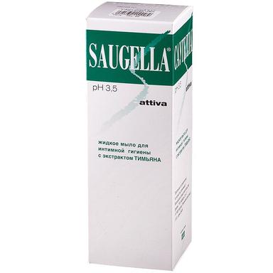 Саугелла аттива мыло для интимной гигиены фл 250 мл.