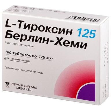 L-Тироксин 125 Берлин Хеми таб.125мкг №100