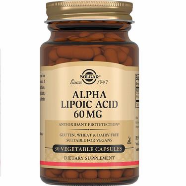 Solgar Альфа-Липоевая кислота капсулы 60 мг 30 шт