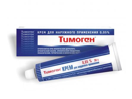 Тимоген крем 0,05% туба 30 г