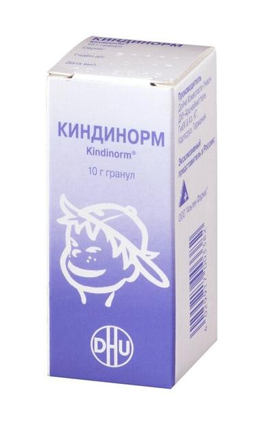 Киндинорм гранулы гомеопатические фл. 10гр