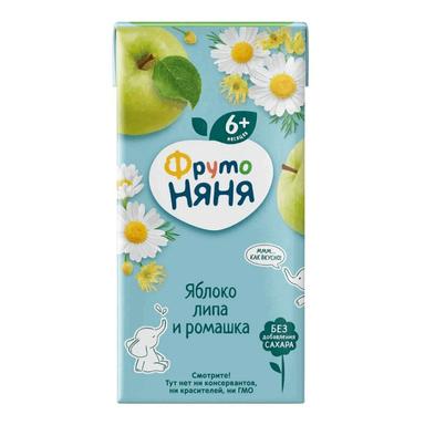 ФрутоНяня Напиток Яблоко-Ромашка-Липа неосветл.200мл