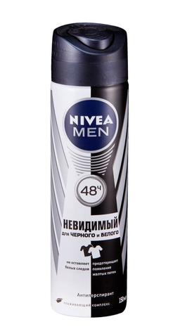 Nivea дезодорант спрей Невидимый для Черного и Белого для мужчин 150мл
