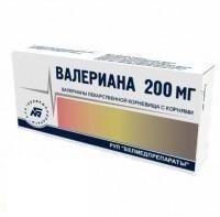 Валериана [экстракт таблетки 200 мг] N50