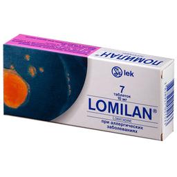Ломилан таблетки 10 мг. 7 шт