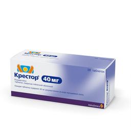 Крестор таблетки 40 мг 28 шт