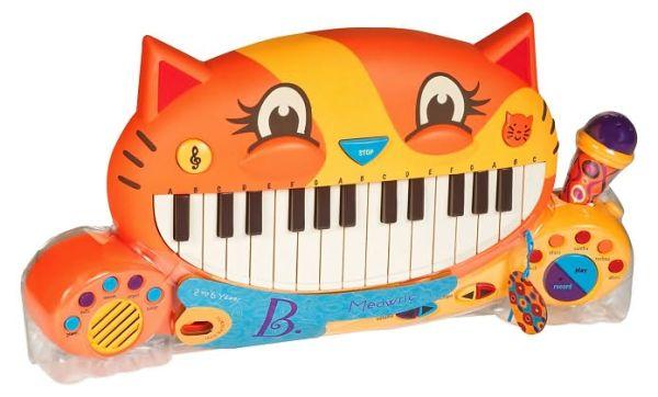 B Dot игрушка Мини-Пианино 20 записанных песен,7 мелодий,регулятор громкости,с микрофоном