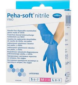 Перчатки "Peha-soft Nitrile Fino" нитриловые н/стерильные б/пудры р-р М 2 шт