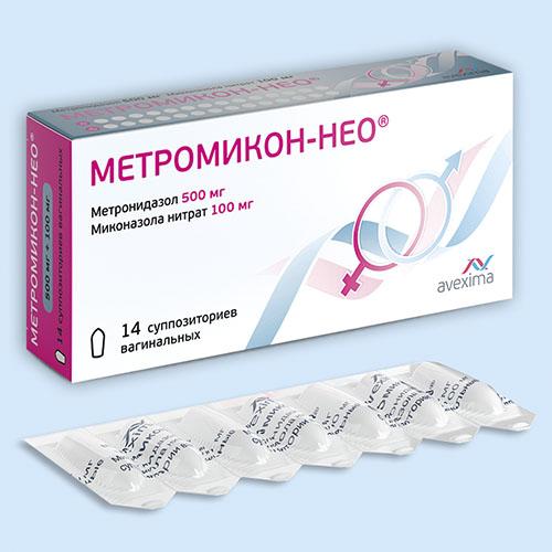 Метромикон-Нео суппоз. вагин. 14 шт