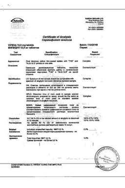 Сертификат Випидия