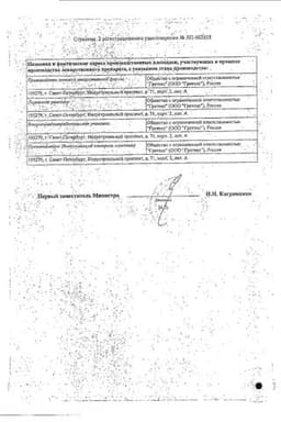 Сертификат Глюкоза