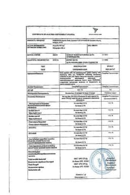 Сертификат Нурофен Экспресс форте