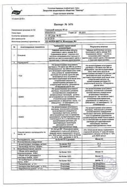 Сертификат Гинкоум 80 мг капсулы 60 шт