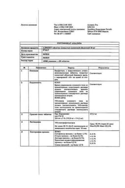 Сертификат Алмонт 10 мг таблетки 98 шт