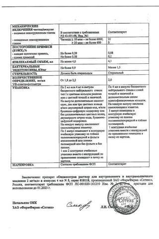 Сертификат Ондансетрон