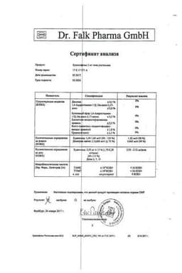 Сертификат Буденофальк
