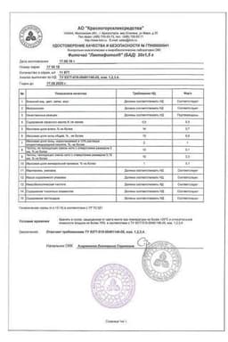 Сертификат Ромашка фиточай фильтр-пакеты 1,5 г 20 шт