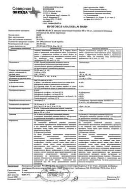 Сертификат Рабепразол