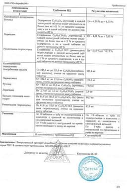 Сертификат АнвиМакс таблетки шипучие Малина 10 шт