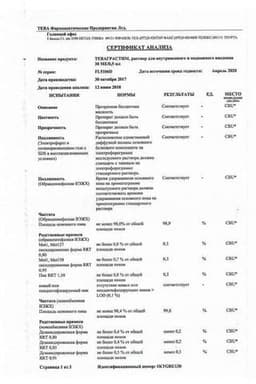 Сертификат Теваграстим