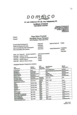Сертификат Шалфей пастилки