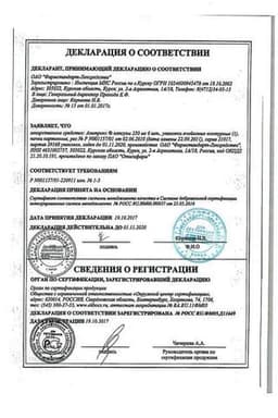 Сертификат Азитрокс