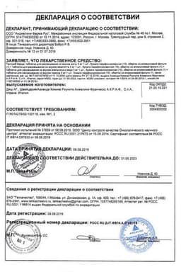 Сертификат Тантум Верде 3 мг таблетки для рассасывания Мята 40 шт