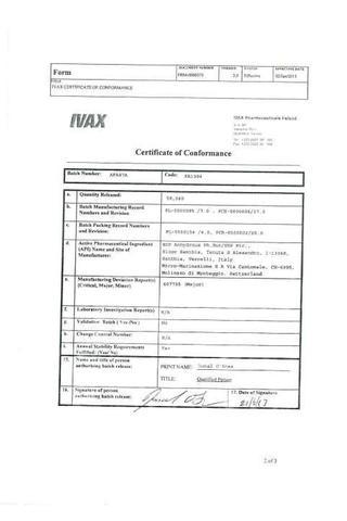 Сертификат Беклазон Эко аэрозоль 250 мкг/доза 200доз