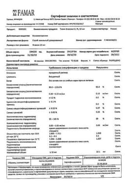 Сертификат Тизин Классик