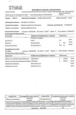 Сертификат Гексорал