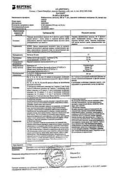 Сертификат Нифуроксазид