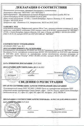 Сертификат Нифуроксазид