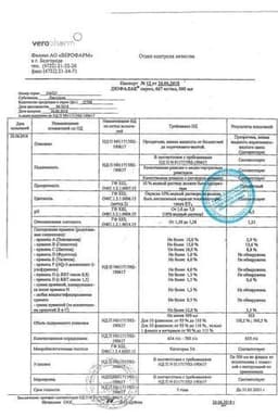 Сертификат Дюфалак сироп 500 мл