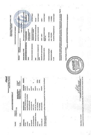 Сертификат Вибуркол суппозитории ректальные 12 шт