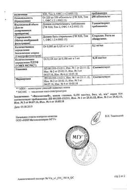 Сертификат Визомитин