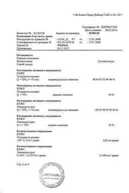 Сертификат Климонорм 2 мг+0,15 мг таблетки + 2 мг таблетки 21 шт