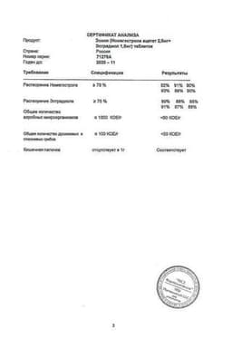 Сертификат Зоэли