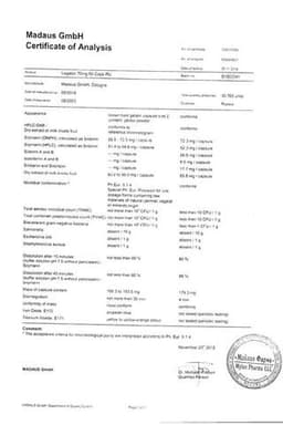 Сертификат Легалон 70 мг капсулы 60 шт