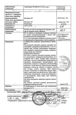 Сертификат Метопролол 50 мг таблетки 30 шт