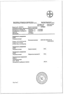 Сертификат Цикло-Прогинова набор таблетки 21 шт
