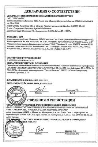 Сертификат Лоперамид Штада
