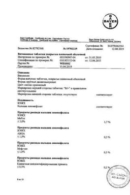 Сертификат Джес Плюс таблетки 84 шт