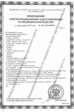 Сертификат Durex Classic Презервативы классические с гелем-смазкой 3 шт