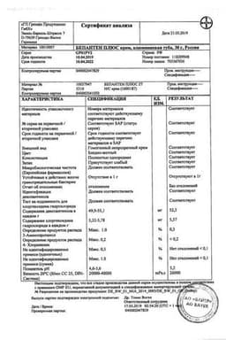 Сертификат Бепантен Плюс