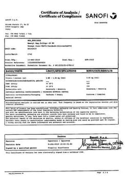 Сертификат Амарил 4 мг таблетки 30 шт