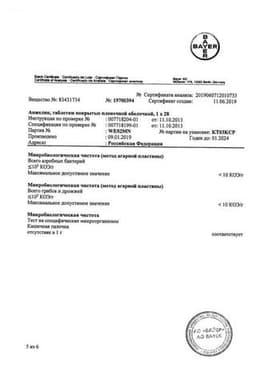 Сертификат Анжелик 2 мг+1 мг таблетки 28 шт